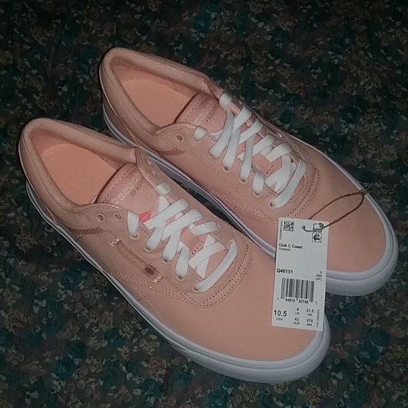 Reebok Club C Coast Shoes Aurora Orange - Picture 8 of 10